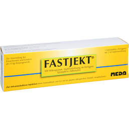 Abbildung: Fastjekt 300 µg Autoinjektor Injektionslösung im Fertigpen 1 St, Injektionslösung in einem Fertigpen PZN 18424723