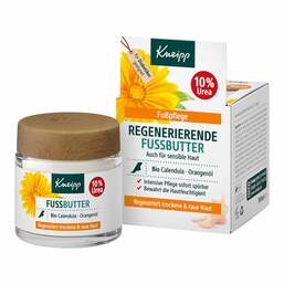 Abbildung: Kneipp regenerierende Fußbutter Fußpflege 100 ml, Creme PZN 18425958