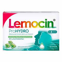 Abbildung: Lemocin Prohydro Lutschtabletten 20 St, Lutschtabletten PZN 18436442