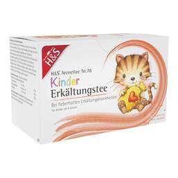 Abbildung: H&S Kinder Erkältungstee Filterbeutel 20X1.5 g, Filterbeutel PZN 18437915