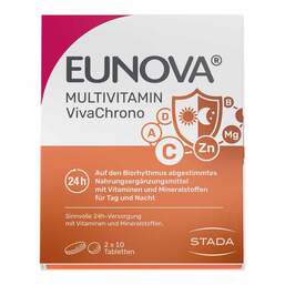 Abbildung: Eunova Vivachrono Tabletten SD DE 2X10 St, Tabletten PZN 18442879
