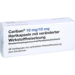 Abbildung: Cariban 10 mg / 10 mg Hartkapseln mit veränderter Wirkstofffreisetzung 48 St, Hartkapseln mit veränderter Wirkstofffreisetzung PZN 18454552