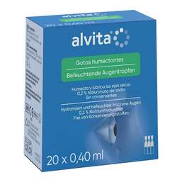 Abbildung: Alvita befeuchtende Augentropfen 20X0.4 ml, Augentropfen PZN 18456321