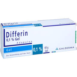 Abbildung: Differin 0,1% Gel 60 g, Gel PZN 18459236