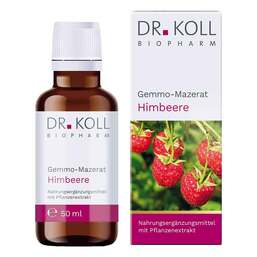 Abbildung: Gemmo Mazerat Himbeere Dr. Koll Rubus idaeus Tropf. 50 ml, Tropfen PZN 18468181
