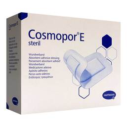 Abbildung: Cosmopor E steril Wundverband 5x7,2 cm 10 St, Pflaster PZN 18469832