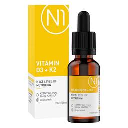 Abbildung: N1 Vitamin D3 + K2 Tropfen 20 ml, Tropfen PZN 18485831
