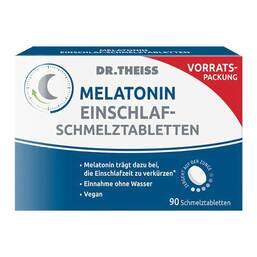 Abbildung: Dr. Theiss Melatonin Einschlaf-Schmelztabletten 90 St, Schmelztabletten PZN 18486084