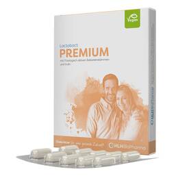 Abbildung: Lactobact Premium magensaftresistente Kapseln 10 St, Kapseln magensaftresistent PZN 18487416