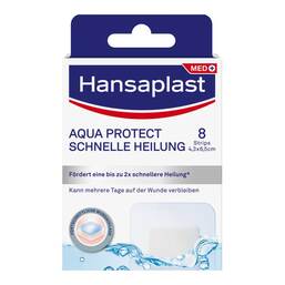 Abbildung: Hansaplast Aqua Protect Pflaster schnelle Heilung 8 St, Pflaster PZN 18489042