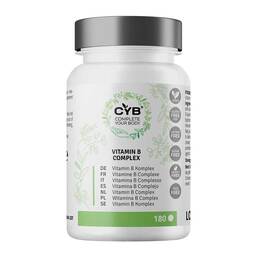 Abbildung: Cyb Vitamin B-Komplex hochdosiert 100% vegan Tabletten  180 St, Tabletten PZN 18492475