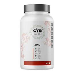 Abbildung: Cyb Zink 25 mg hochdosiert vegan Tabletten 365 St, Tabletten PZN 18492512