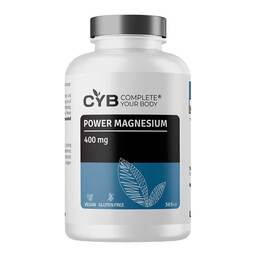 Abbildung: Cyb Power Magnesium 400 mg hochdosiert + vegan Tabletten  365 St, Tabletten PZN 18492564