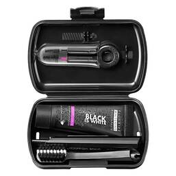 Abbildung: Curaprox black is white Travel-Set 1 P, Zahnbürste PZN 18495350