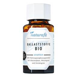 Abbildung: Naturafit Ballaststoffe Bio Kapseln 60 St, Kapseln PZN 18501263