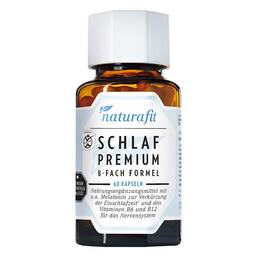 Abbildung: Naturafit Schlaf Premium 8-fach Formel Kapseln 60 St, Kapseln PZN 18501398