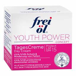 Abbildung: Frei Öl Youth Power Tagescreme Protect LSF 15 50 ml, Creme PZN 18501530