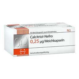 Abbildung: Calcitriol-Nefro 0,25 µg Weichkapseln 50 St, Weichkapseln PZN 18601757