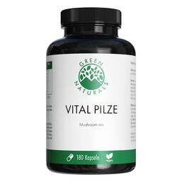 Abbildung: Green Naturals Vital Pilze Cordyceps Reishi vegan 180 St, Kapseln PZN 18603259