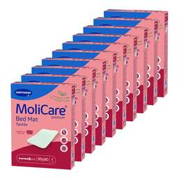 Abbildung: Molicare Premium Bed Mat Textile 7 Tropfen 85x90cm 10X1 St PZN 18603696
