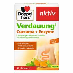 Abbildung: Doppelherz Verdauung Curcuma + Enzyme Kapseln 30 St, Kapseln PZN 18649528