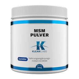 Abbildung: MSM Pulver 500 g, Pulver PZN 18649534