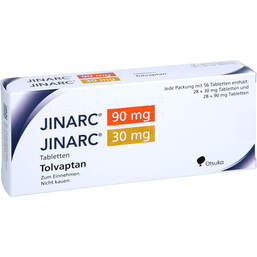 Abbildung: Jinarc 90 mg + 30 mg Tabletten 56 St, Tabletten PZN 18651726