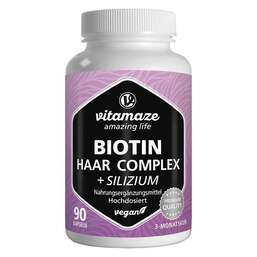 Abbildung: Biotin Haar Vitamine Komplex hochdos. + Silizium Kps 90 St, Kapseln PZN 18662486