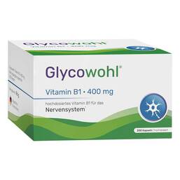Abbildung: Glycowohl Vitamin B1 Thiamin 400 mg hochdos.Kapseln 200 St, Kapseln PZN 18664887