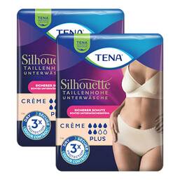 Abbildung: Tena Silhouette Plus M creme Inkontinenz Pants 2X9 St PZN 18664999