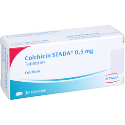 Abbildung: Colchicin STADA 0,5 mg Tabletten 30 St, Tabletten PZN 18671114