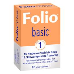 Abbildung: Folio 1 basic Filmtabletten 90 St, Filmtabletten PZN 18671338
