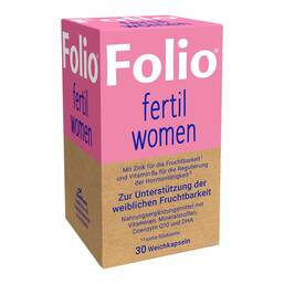 Abbildung: Folio fertil women Weichkapseln 30 St, Weichkapseln PZN 18671404