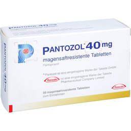 Abbildung: Pantozol 40 mg magensaftresistente Tabletten 98 St, Tabletten magensaftresistent PZN 18675767