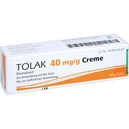 Abbildung: Tolak 40 mg / g Creme 20 g, Creme PZN 18680633