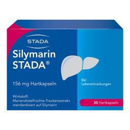 Abbildung: Silymarin STADA 156 mg Hartkapseln 30 St, Hartkapseln PZN 18701393