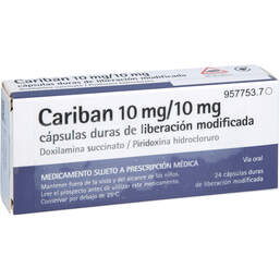 Abbildung: Cariban 10 mg / 10 mg Hartkapseln mit veränderter Wirkstofffreisetzung 24 St, Hartkapseln mit veränderter Wirkstofffreisetzung PZN 18704316