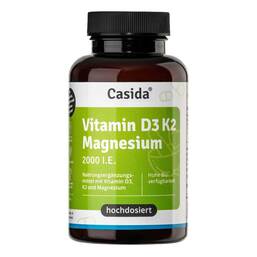 Abbildung: Vitamin D3 K2 Magnesium 2000 I.E. Kapseln 90 St, Kapseln PZN 18704368