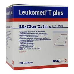 Abbildung: Leukomed transparent plus sterile Pflaster 5x7,2 cm 50 St, Pflaster PZN 18705988