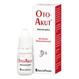 Abbildung: OtoAkut 50 mg/g + 10 mg/g Ohrentropfen Lösung 10 g, Ohrentropfen PZN 18707705