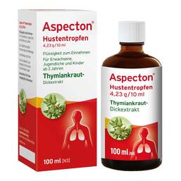Abbildung: Aspecton® Hustentropfen 100 ml, Flüssigkeit zum Einnehmen PZN 18710825