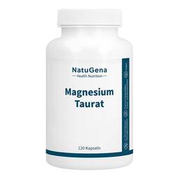 Abbildung: Magnesium Taurat hochdosiert + vegan Kapseln 120 St, Kapseln PZN 18713396