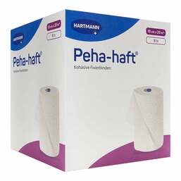 Abbildung: Peha-Haft Fixierbinde latexfrei 10 cmx20 m 8 St, Binden PZN 18716383