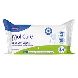 Abbildung: Molicare Skin 3in1 Feuchtpflegetücher 30 St, Tücher PZN 18723696