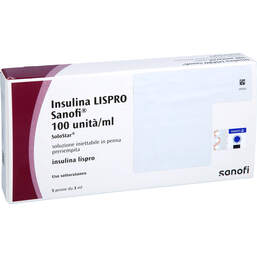 Abbildung: Insulin Lispro Sanofi 100 E / ml Injektionslösung Fertigpen 5X3 ml, Injektionslösung PZN 18726625