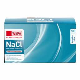 Abbildung: Wepa Inhalationslösung Nacl 0,9% 50X5 ml, Inhalationslösung PZN 18726944