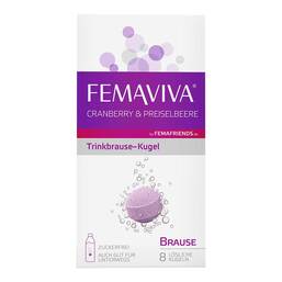 Abbildung: Femaviva Trinkbrause-Kugel 8 St, Brausetabletten PZN 18728908