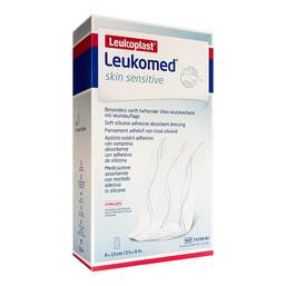 Abbildung: Leukomed skin sensitive steril 8x15 cm 5 St, Pflaster PZN 18730064