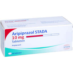 Abbildung: Aripiprazol STADA 10 mg Tabletten 98 St, Tabletten PZN 18735305