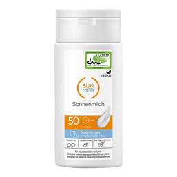 Abbildung: Sun Med Sonnenmilch LSF 50 200 ml, Milch PZN 18735937
